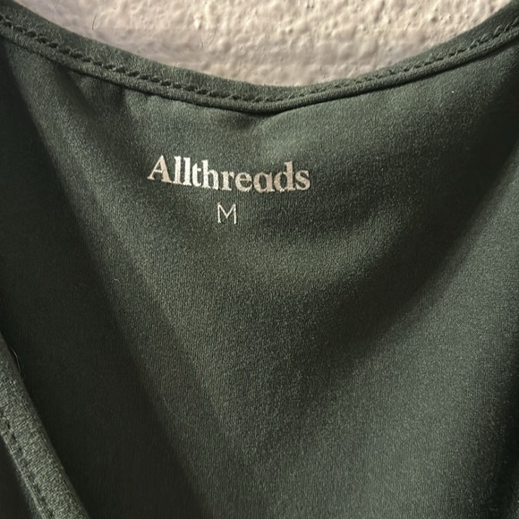 All threads green tank top jumpsuit size medium - Picture 4 of 6